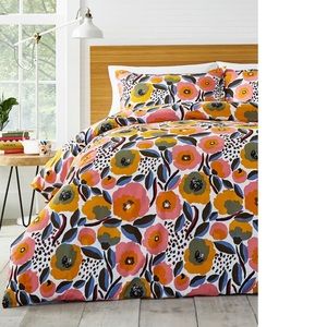 Marimekko rosarium duvet cover and sham set